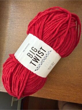 Big Twist Posh Yarn - Pomegranate Red